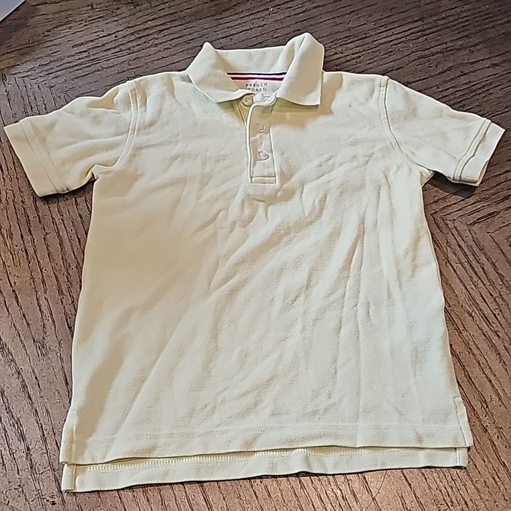 Polo shirt size S French Toast light yellow